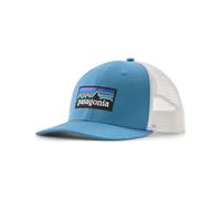 Patagonia - Casquette trucker en coton biologique - P-6 Logo Trucker Hat Shore Blue en Coton - Bleu Bleu