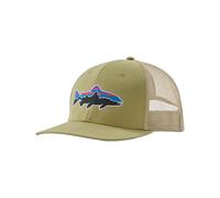 Patagonia - Casquette trucker en coton organique - Fitz Roy Trout Trucker Hat Gumtree Green en Coton - Vert Vert