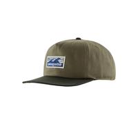 Patagonia - Casquette visière courbée - Boardshort Label Funfarer Cap Basin Green en Coton - Vert Vert