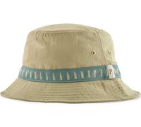 Patagonia - Chapeau déperlant compressible, durable et respirant de randonnée - Wavefarer Bucket Hat Water People Waveside Weathered Stone en Nylon - Beige L
