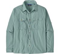Patagonia - Chemise légère et anti-UV - M's L/S Self Guided Sun Shirt Blue Sage pour Homme - Taille L - Bleu Bleu L