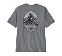 Patagonia - Chouinard Crest Pocket Responsibili-Tee - T-shirt homme Gravel Heather - XS
