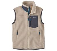 Patagonia - Classic Retro-X Vest - Polaire sans manches - S - natural w / smolder blue
