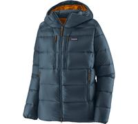 Patagonia - Doudoune en duvet nautrel - M's Fitz Roy Down Hoody Summit Blue pour Homme en Nylon - Taille M - Bleu Bleu M