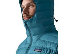 Patagonia - Doudoune en duvet naturel - M's Down Sweater Hoody Glacial Blue pour Homme en Nylon - Taille M - Bleu Bleu M
