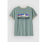 Patagonia Fitz Roy Foothills Ringer T-Shirt vert M