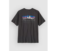 T-shirt Patagonia Fitz Roy Foothills Noir L