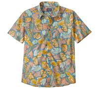 Chemise Patagonia Go To manches courtes jaune bleu - S