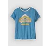 Patagonia - Women's Great Waves Ringer Tee - T-shirt - L - shore blue