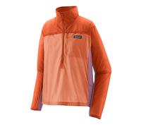 Patagonia - Houdini Stash 1/2 Zip Pullover - Veste coupe-vent femme Coal Orange - M