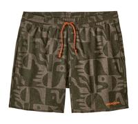 Patagonia - Hydropeak Volley Shorts - Boardshort - L - mother tree basin green