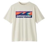 Patagonia - Kid's Cap SW T-Shirt - T-shirt technique - S - boardshort logo white