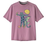 Patagonia - Kid's Cap SW T-Shirt - T-shirt technique - S - jaguar boogie light violet