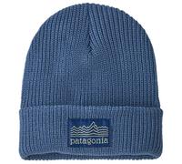 Patagonia - Kid's Logo Beanie - Bonnet - One Size - strata stencil barnacle blue