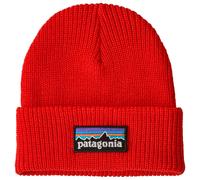 Patagonia - Kid's Logo Beanie - Bonnet - One Size - p-6 logo sizzle red