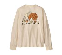 Patagonia - Kid's Long-Sleeved Graphic T-Shirt - T-shirt enfant Nature's Pace: Undyed Natural - XXL