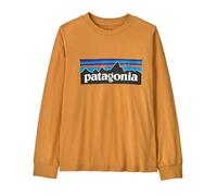 Patagonia - Kid's L/S P-6 Logo T-Shirt - Pull - L - dried mango