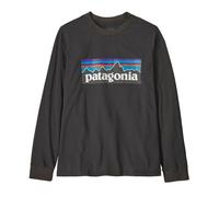 Patagonia - Kid's Long-Sleeved P-6 Logo T-Shirt - T-shirt enfant Ink Black - 14 ans