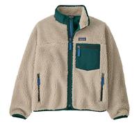 Patagonia - Kid's Retro-X Jacket - Polaire enfant Natural w/Cascade Green - 12 ans