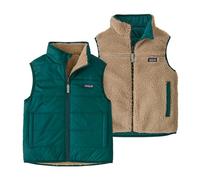 Patagonia - Kid's Reversible Ready Freddy Vest - Doudoune sans manches enfant Cascade Green - 7 - 8 ans