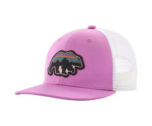 Patagonia - Kid's Trucker Hat Back For Good Bear Brisk Purple - Casquette