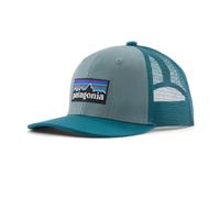 Patagonia - Kid's Trucker Hat P-6 Logo Blue Sage - Casquette