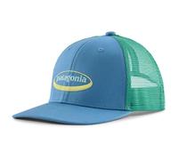 Patagonia - Kid's Trucker Hat - Casquette - One Size - 95 oval logo shore blue