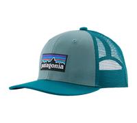 Patagonia - Kid's Trucker Hat P-6 Logo Blue Sage - Casquette