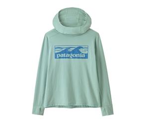 Patagonia - K's Cap SW Hoody - Sweatshirt à capuche enfant Boardshort Logo Tones: Thin Ice - 10 ans