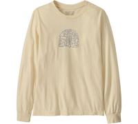 PATAGONIA K's L/s Graphic T-shirt - Enfant - Beige - taille S- modèle 2026