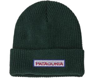 PATAGONIA K's Logo Beanie - Enfant - Vert - taille Unique- modèle 2025