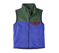 Patagonia - K's Micro D Snap-T Vest - Polaire sans manches enfant Fitz Roy Massif: Eddy Blue - L