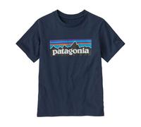 Patagonia - T-shirt en coton biologique classique - K's P-6 Logo T-Shirt New Navy en Coton - Taille Enfant 149 Navy 149