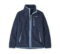 Patagonia K's Retro Pile JKT Hauts, New Navy w/Light Plume Grey, L Garçon
