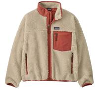 Patagonia - Kid's Retro-X Jacket - Polaire enfant Natural w/Potters Red - 12 ans