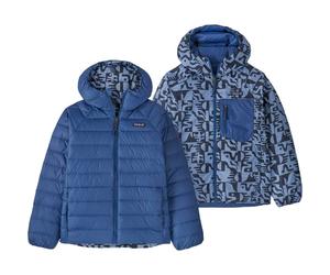 PATAGONIA K's Reversible Down Sweater Hoody - Enfant - Bleu - taille 10 ans- modèle 2026