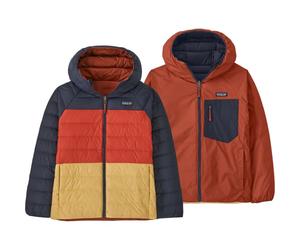 PATAGONIA K's Reversible Down Sweater Hoody - Enfant - Rouge / Rouge - taille 10 ans- modèle 2025