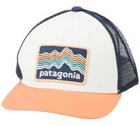 Patagonia - Casquette trucker en coton biologique - K's Trucker Hat Ridge Rise Stripe: Coho Coral - Orange Orange
