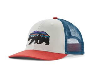 PATAGONIA K's Trucker Hat - Enfant - Blanc / Rouge / Bleu - taille Unique- modèle 2026
