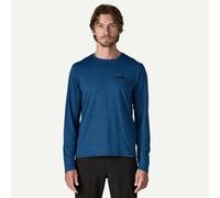 Patagonia L/S Cap Cool Daily Graphic Shirt Homme Bleu - Maillots manches longues outdoor hommes L