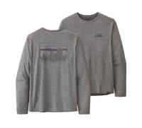 Patagonia - L/S Cap Cool Daily Graphic Shirt - T-shirt homme '73 Skyline: Feather Grey - L