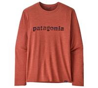 Patagonia - L/S Cap Cool Daily Graphic Shirt - T-shirt technique - L - 73 text logo potters red x-dye