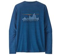 Patagonia - L/S Cap Cool Daily Graphic Shirt - T-shirt technique - M - 73 skyline clement blue x-dye