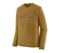 PATAGONIA M's L/s Cap Cool Merino Blend Graphic Shirt - Homme - Marron - taille L- modèle 2026