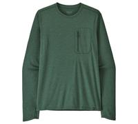 Patagonia - L/S Cap Cool Sun Shirt - T-shirt technique - L - canopy green / light canopy green x-dye