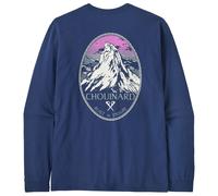 Patagonia - L/S Chouinard Crest Responsibili-Tee - Haut à manches longues - XL - clement blue