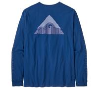 Patagonia - L/S Driftways Organic T-Shirt - Haut à manches longues - M - clement blue