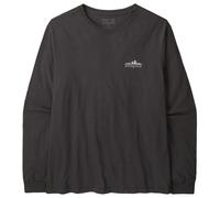 Patagonia - L/S Fitz Roy Foothills T-Shirt - Haut à manches longues - M - ink black