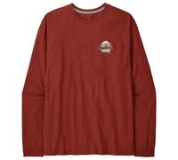 Patagonia - L/S Great Waves Responsibili-Tee - Haut à manches longues - M - rusty red