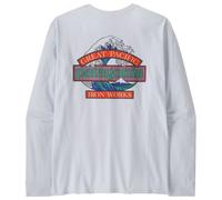 Patagonia - L/S Great Waves Responsibili-Tee - Haut à manches longues - M - white